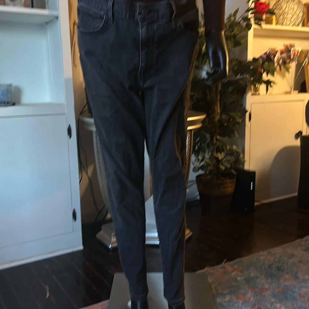Levis 720 High Rise Super Skinny Jeans Sz 33 gray great condition - Picture 3 of 4